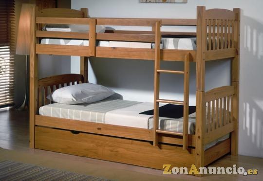 LITERA MACIZA DE 3 CAMAS NUEVA DE FABRICA